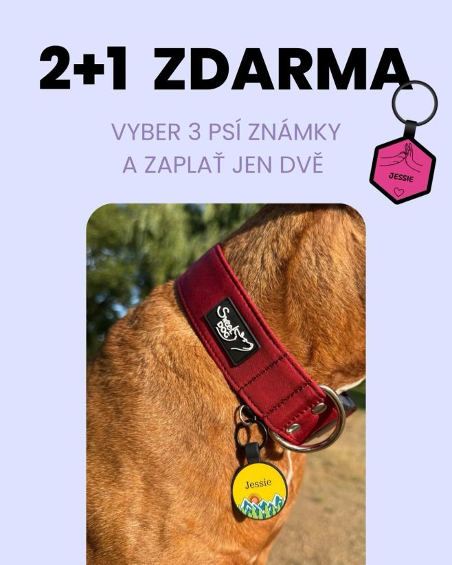 Poslední akce roku 😎 Hoď do košíku 3 psí známky a zaplať jen 2❗️ - silikon, který necinká - velký výběr barev a vzorů -...